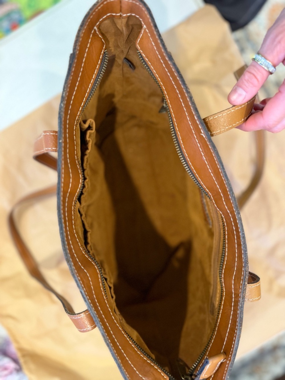 Patricia Nash Leather Bag Purse - Picture 4 of 6